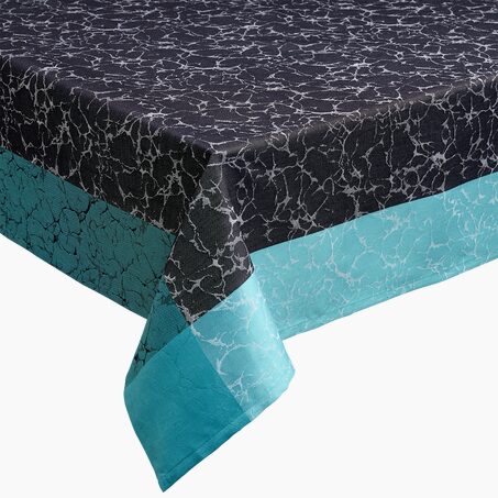 Garnier Thiebaut Nappe LAVA coloris gris 155 x 225 cm