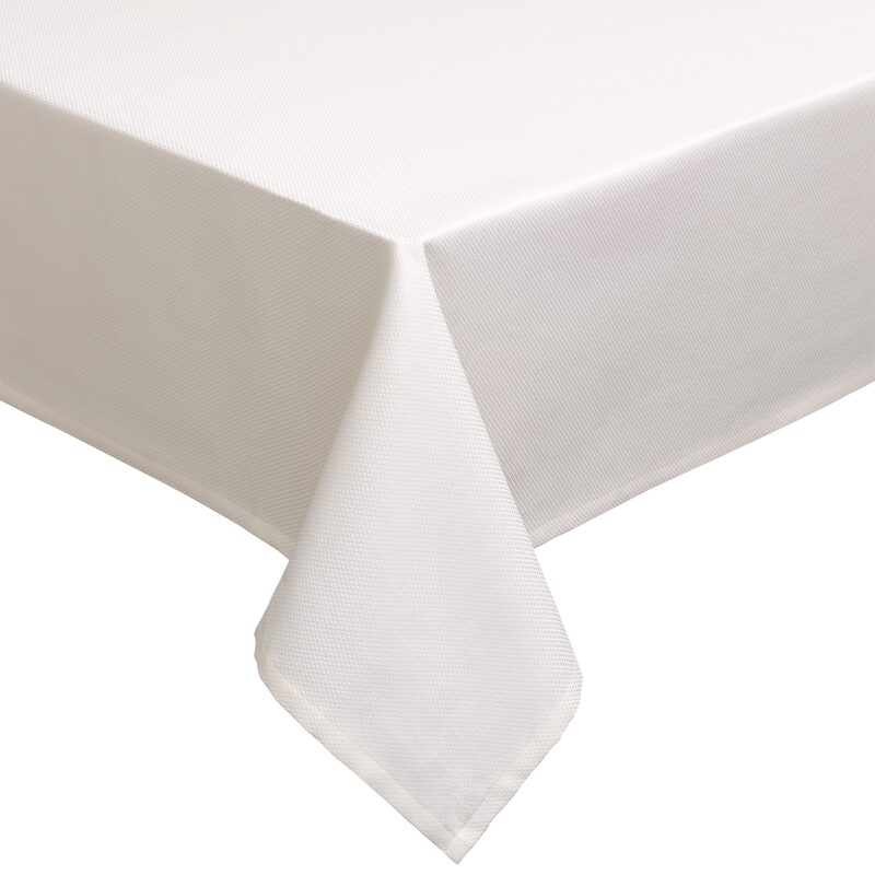 Nappe PYRAMIDE coloris blanc 150 x 235 cm