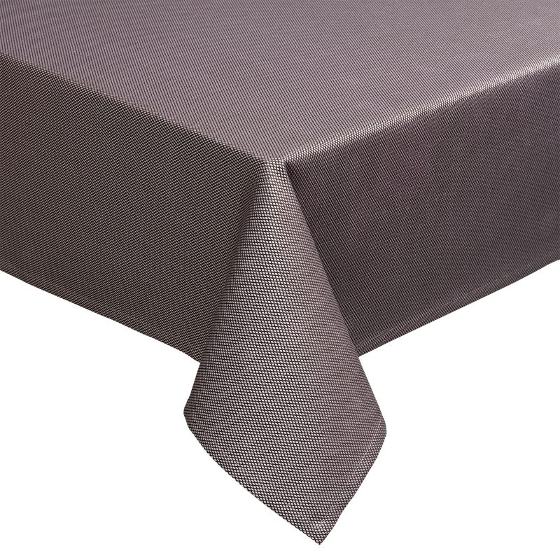 Nappe PYRAMIDE coloris brun 150 x 235 cm