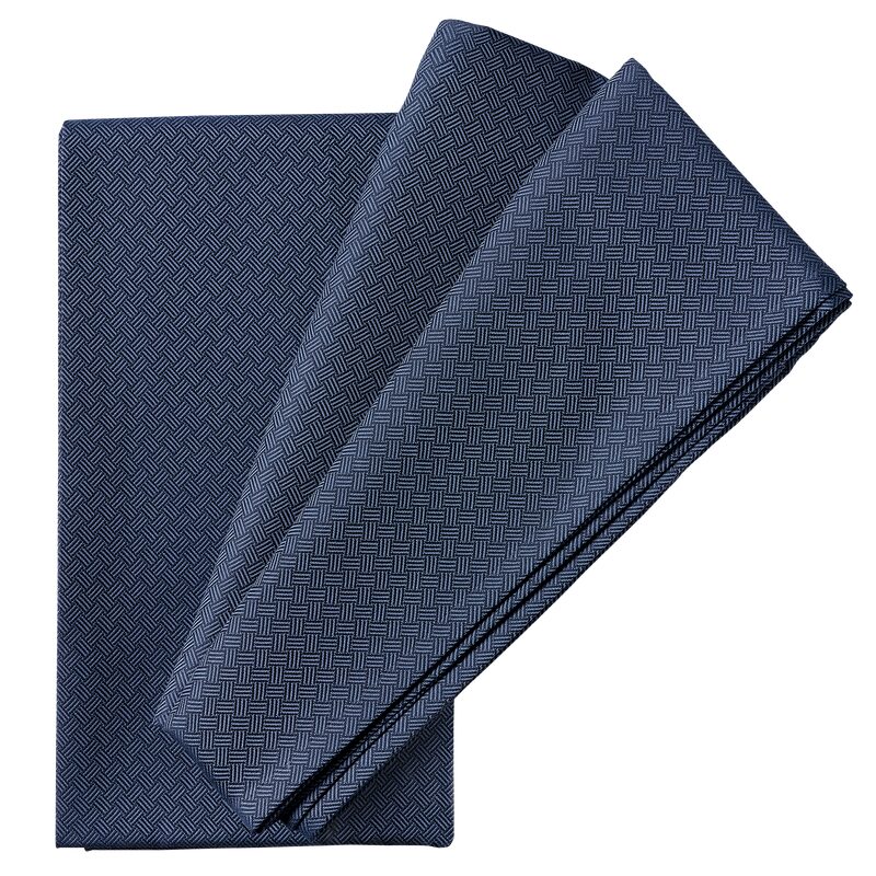 Nappe ORSAY coloris bleu nuit 150 x 235 cm