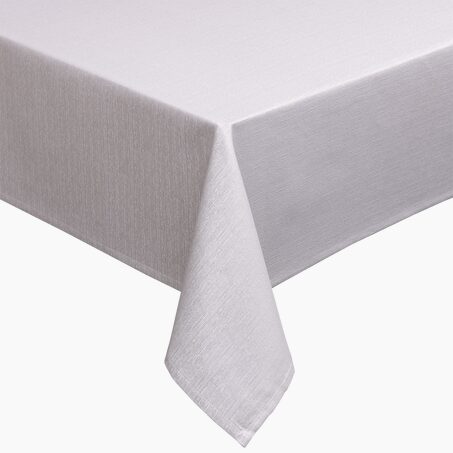Garnier Thiebaut Nappe MALAWI gris perle 150 x 235 cm