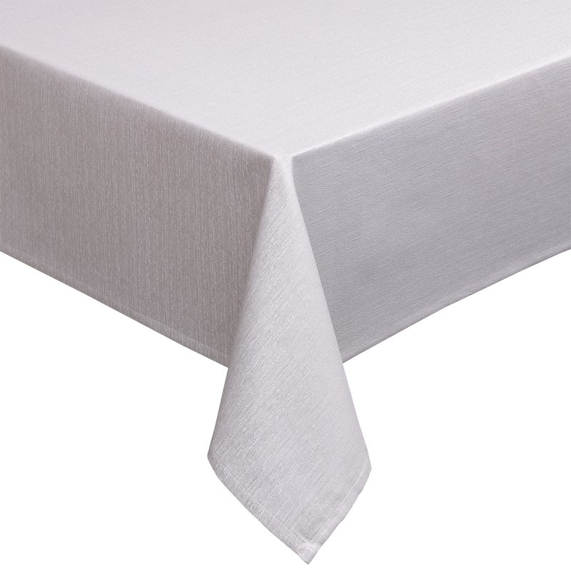 Nappe MALAWI coloris gris perle 150 x 235 cm