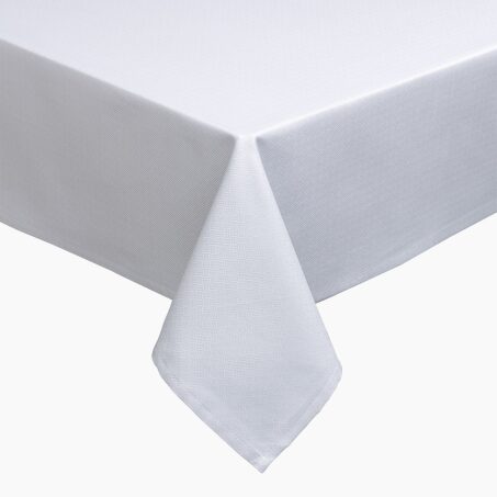 Garnier Thiebaut Nappe ORSAY coloris gris perle 150 x 235 cm