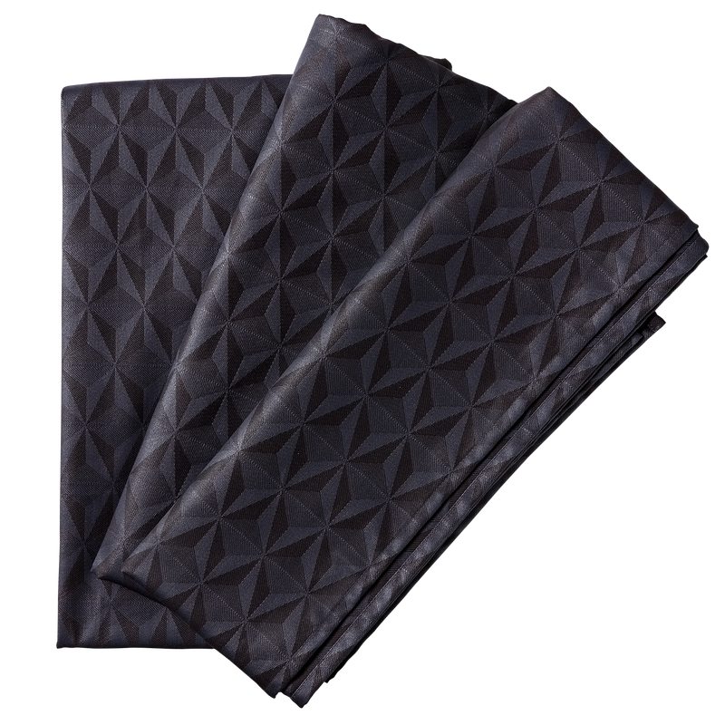 Nappe MILLE DELTA coloris anthracite 150 x 235 cm