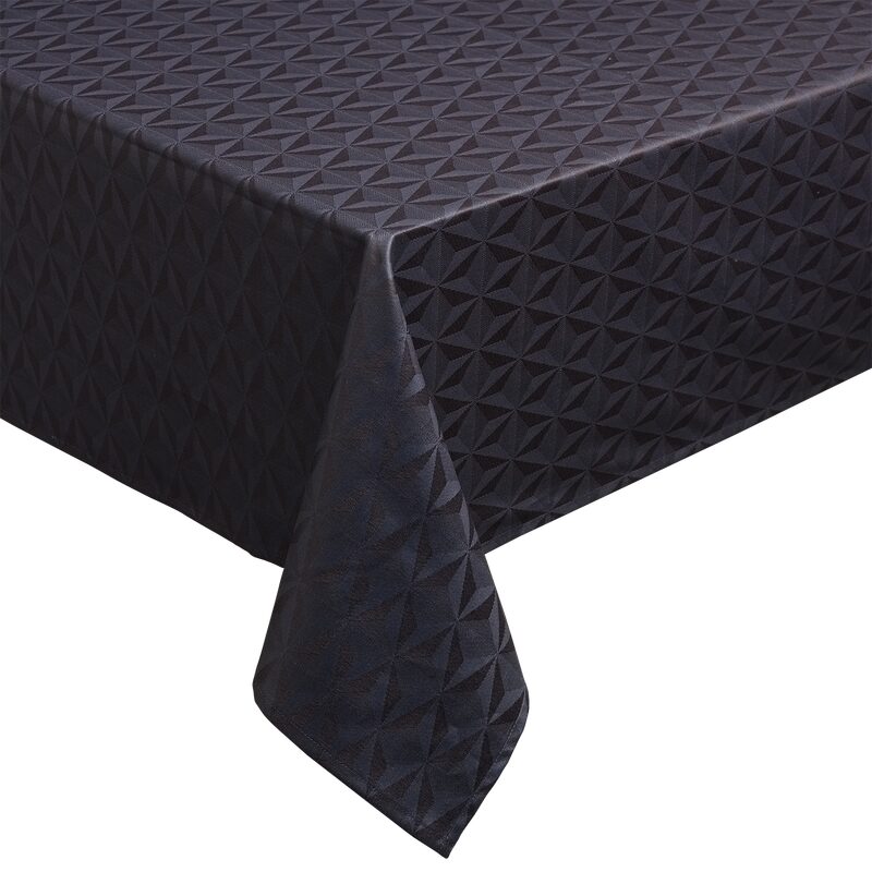 Nappe MILLE DELTA coloris anthracite 150 x 235 cm