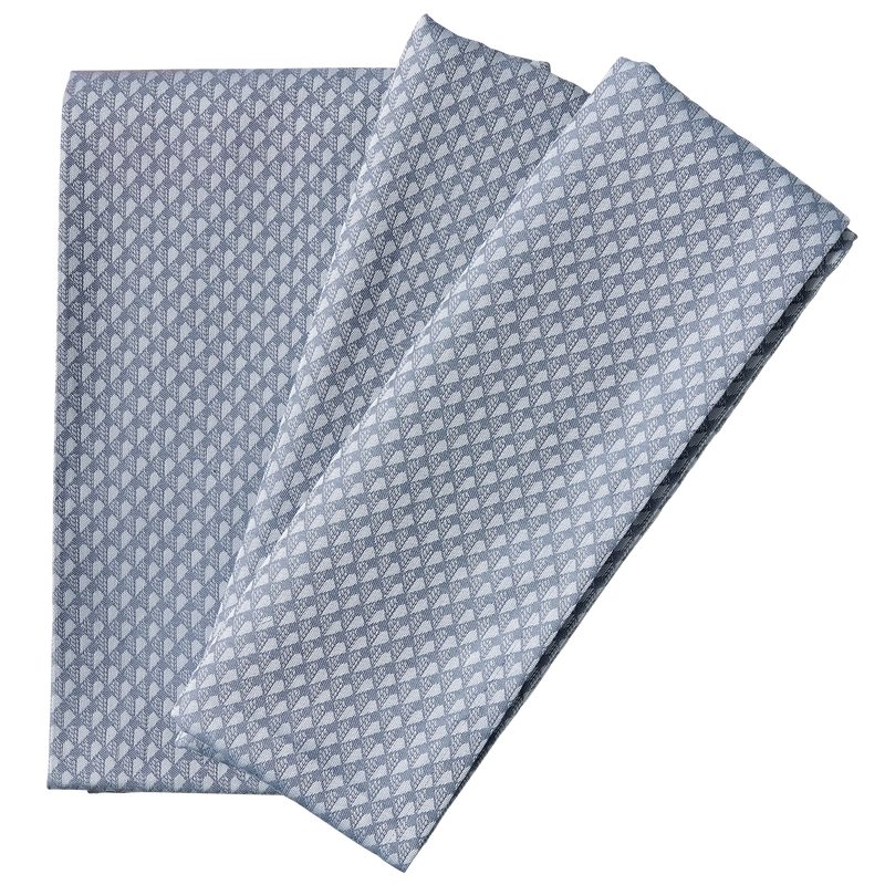 Nappe MIRAGE coloris gris acier 150 x 235 cm