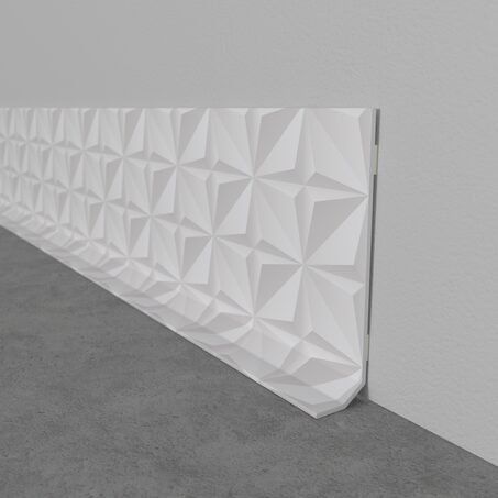 Plinthe déco PLAYTIME coloris blanc