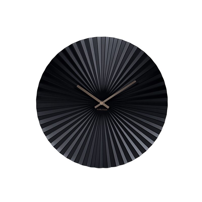 Horloge en métal SENSU coloris noir