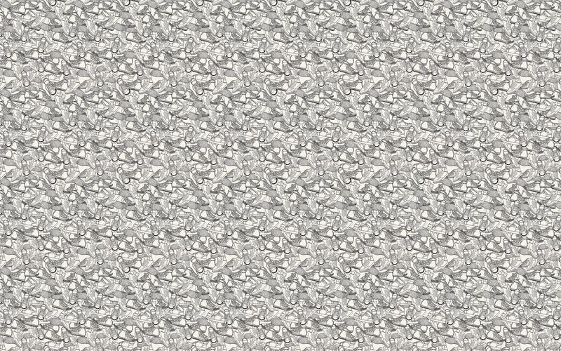 Papier peint intissé BASKETS coloris blanc