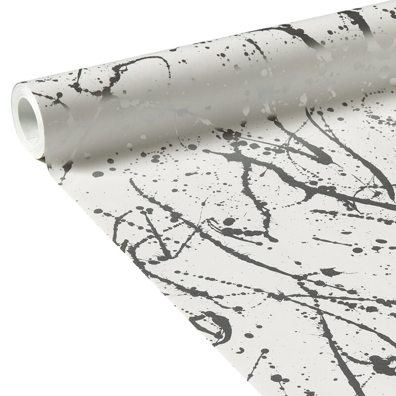 Papier peint intissé SPLATTER BY KELLY HOPPEN coloris blanc