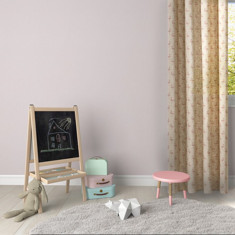 Voilage FLAMINGO coloris beige 140 x 240 cm