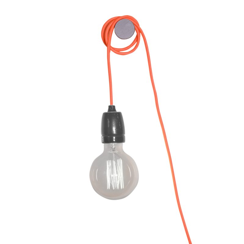 Kit suspension plafond PLUG AND SWITCH coloris orange 1 x 1 cm