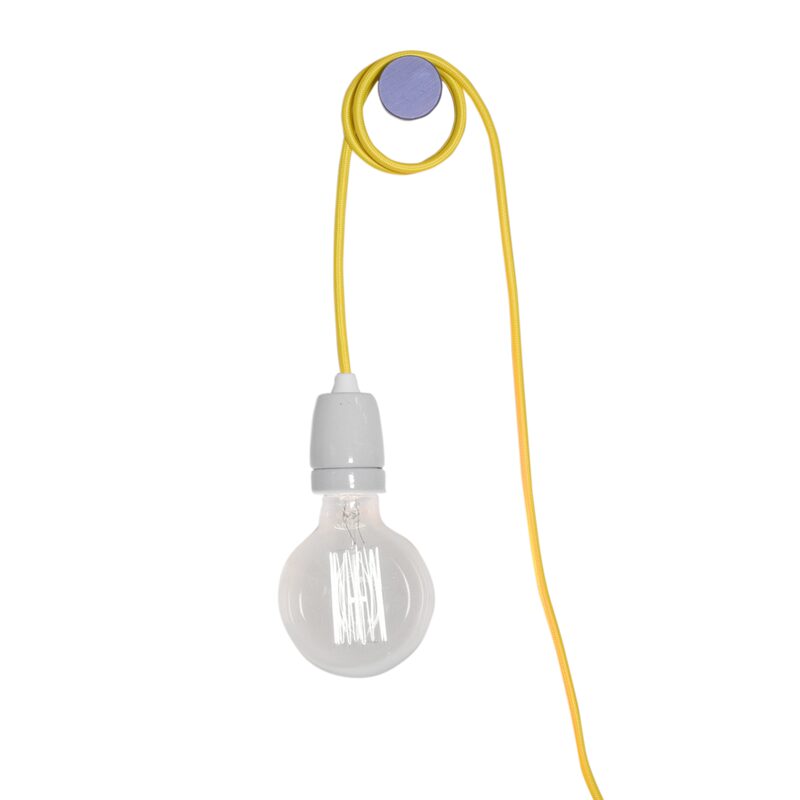 Kit suspension plafond PLUG AND SWITCH coloris jaune 1 x 300 cm