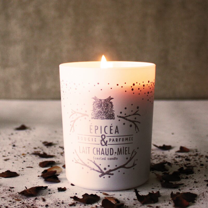 Bougie parfumée EPICEA Epicea & lait chaud miel