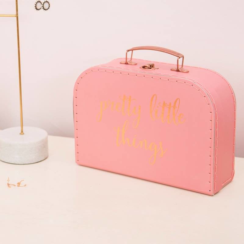 Boîte de rangement PRETTY LITTLE THINGS coloris lait fraise
