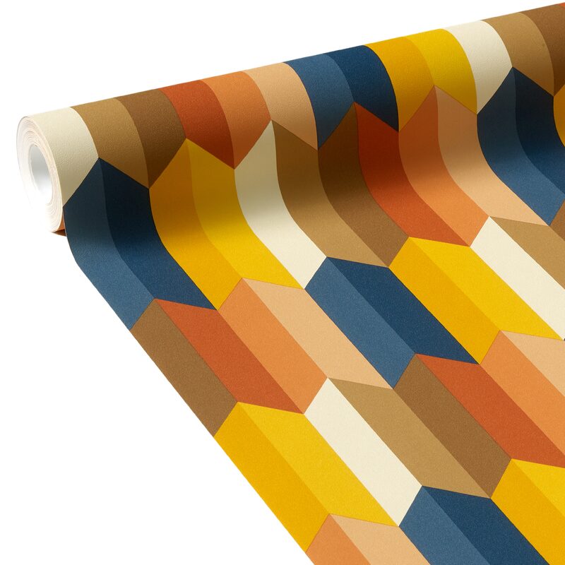Papier peint intissé BENSIMON ISOA coloris multicolore