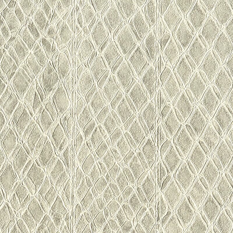 Papier peint intissé SNAKE SKIN coloris gris lin