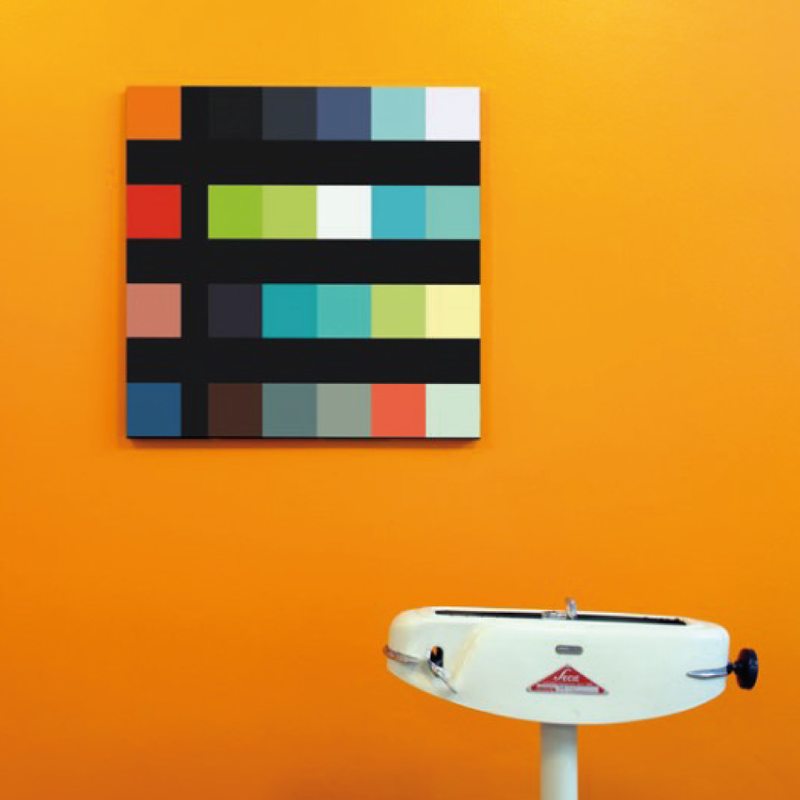Tableau METROPOLIS coloris noir