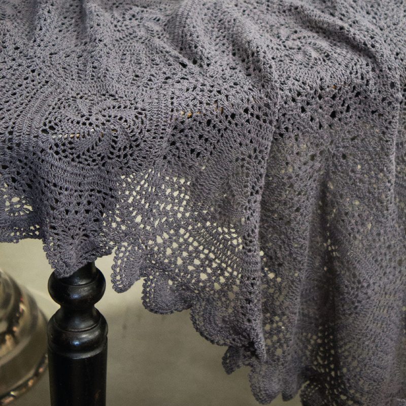 Plaid EVITA coloris gris