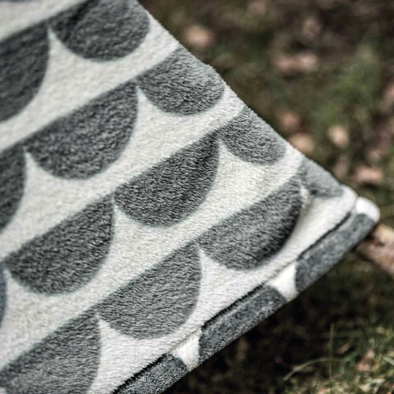 Plaid OSLO coloris gris anthracite