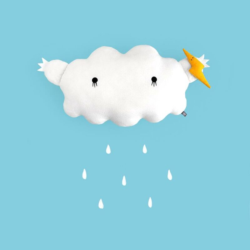 Peluche RICESTORM coloris blanc