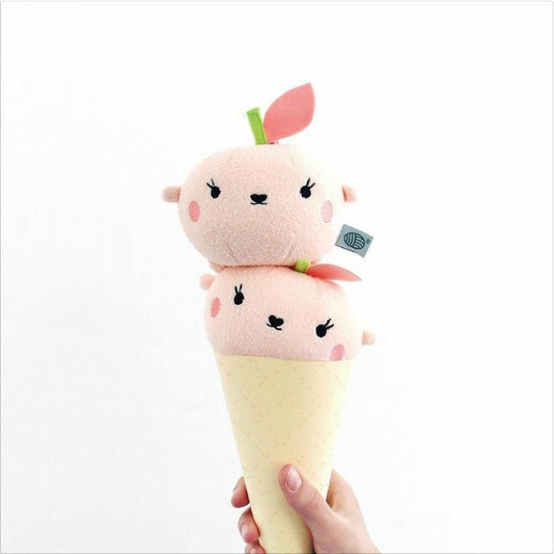 Peluche RICEPEACH coloris rose