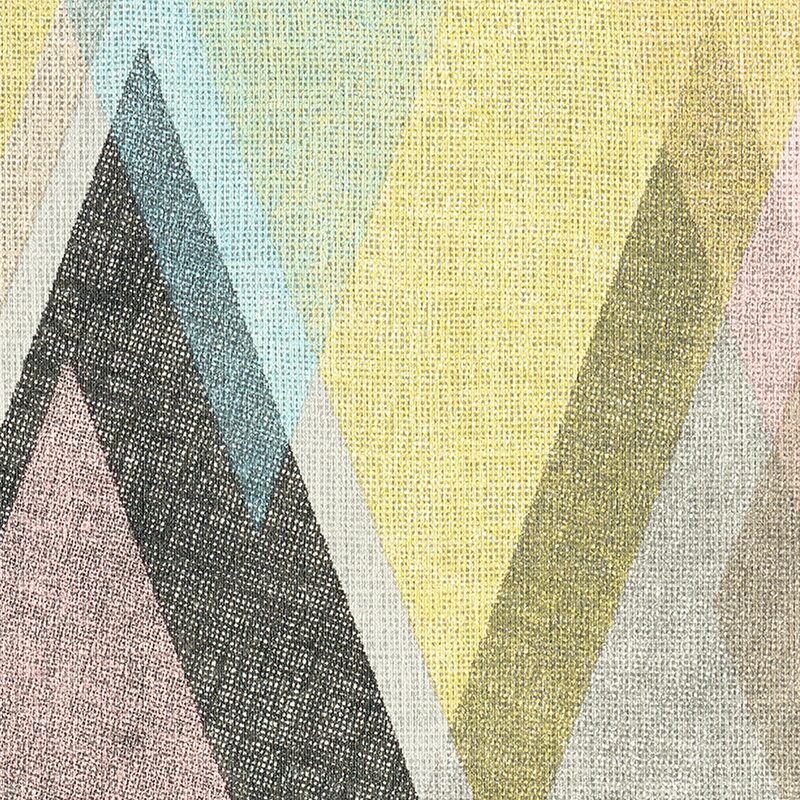 Papier peint intissé IPANEMA coloris jaune doux