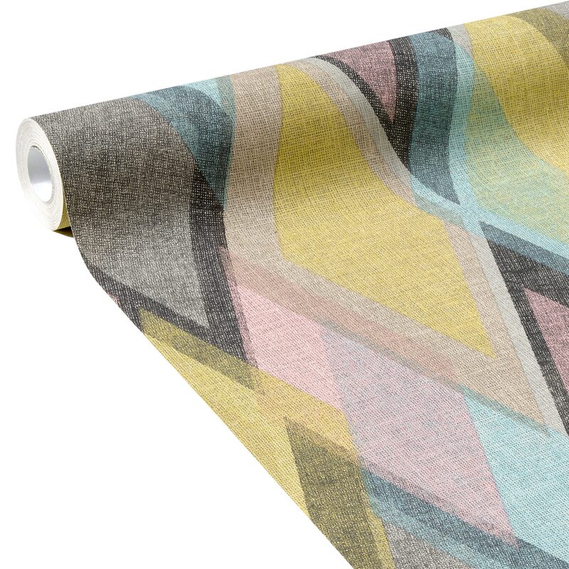 Papier peint intissé IPANEMA coloris jaune doux