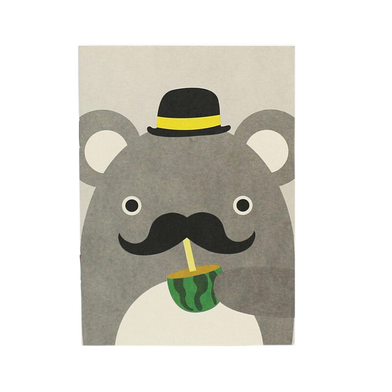 Carnet RICEPAPA coloris gris