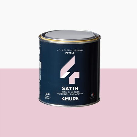 Peinture Finition SAPHYR Alkyde pétale Satiné 0,5 L