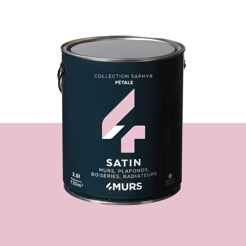 Peinture Multi-supports SAPHYR Alkyde pétale Satiné 2,5 L