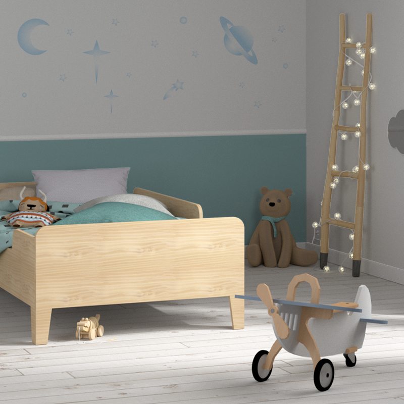 Sticker phosphorescent STARS coloris blanc