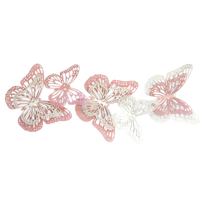 Sticker 3D 3D BUTTERFLIES coloris rose