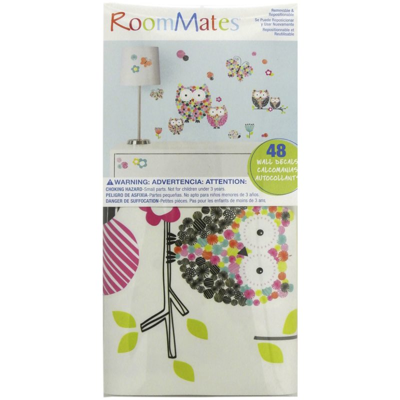 Sticker PRISMA HIBOU coloris multicolore