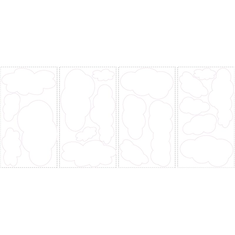 Sticker NIMBUS coloris blanc
