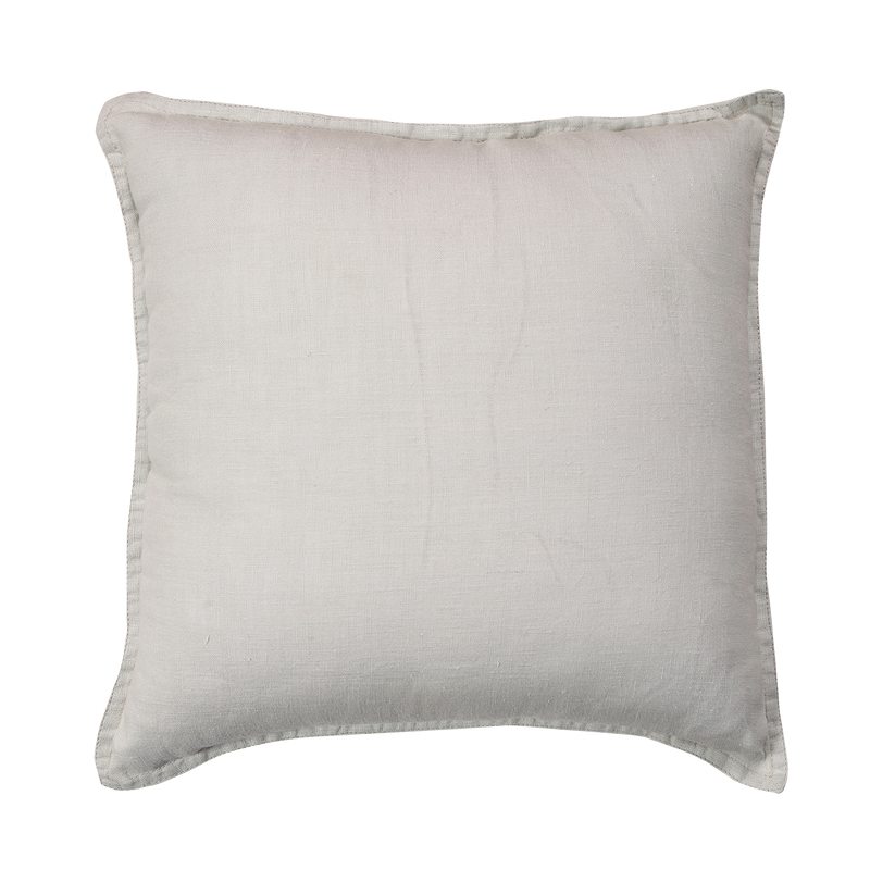 Coussin LEINNEN coloris naturel 40 x 40 cm