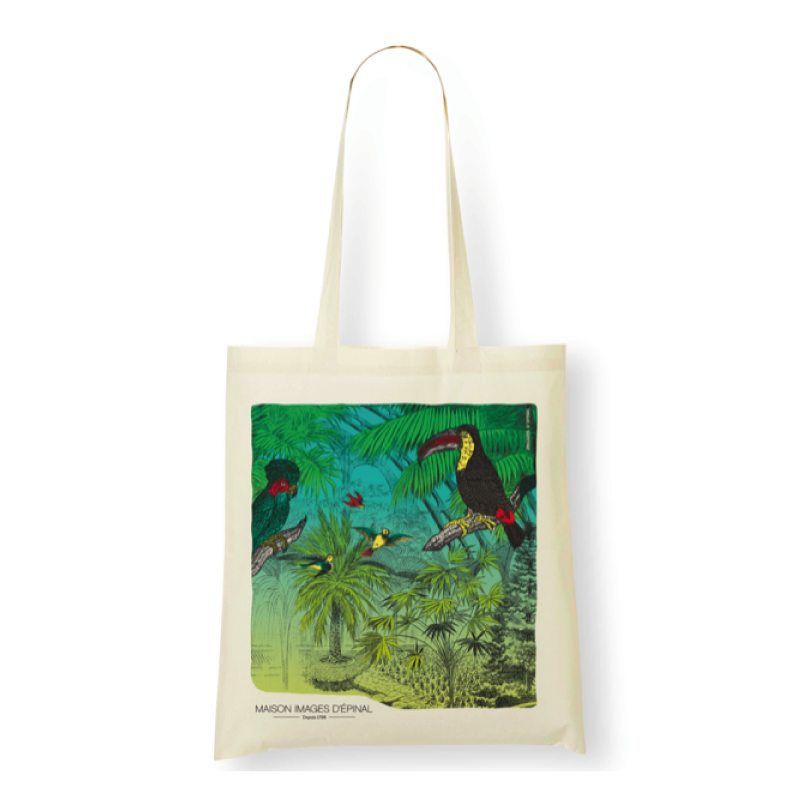 Tote bag FORET VIERGE coloris écru