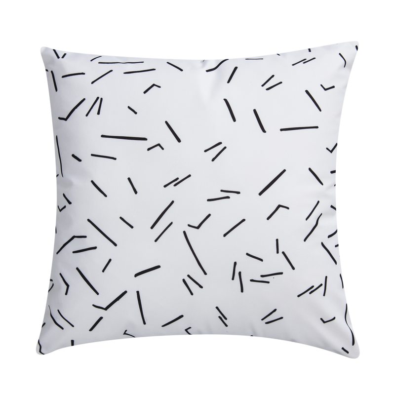 Coussin SOHO coloris blanc 45 x 45 cm