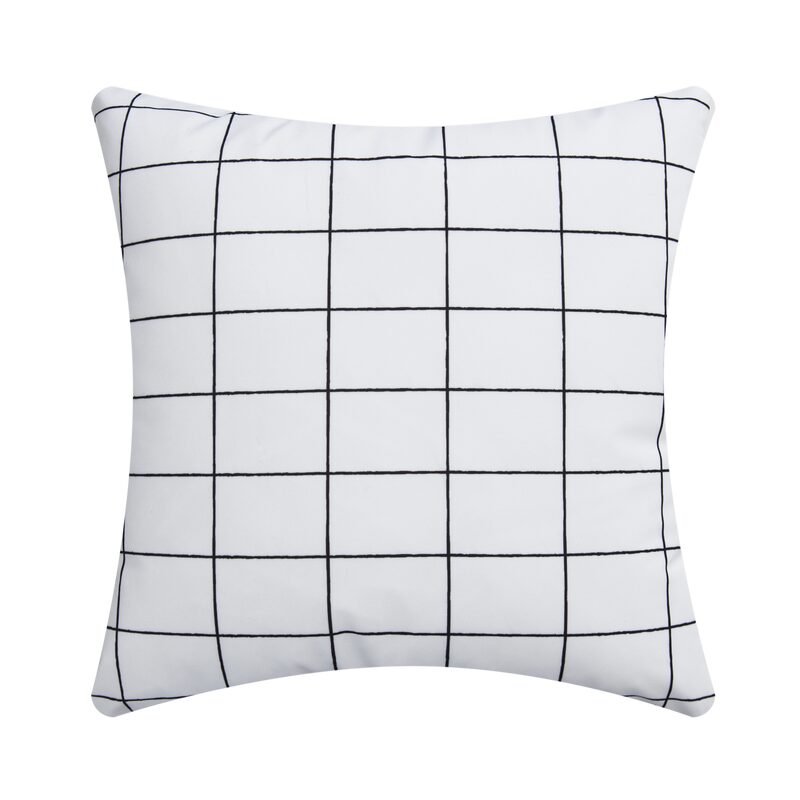Coussin CASE coloris blanc 45 x 45 cm