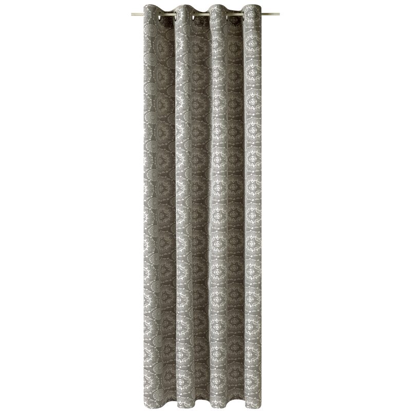 Rideau MANDALA coloris gris 140 x 260 cm