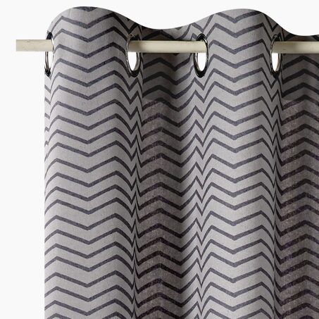Voilage ZIGGY coloris beige 140 x 240 cm