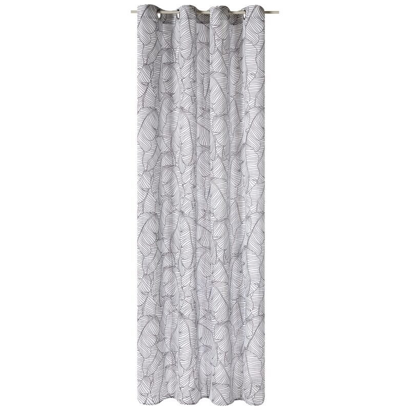 Rideau PALMA coloris blanc 140 x 240 cm