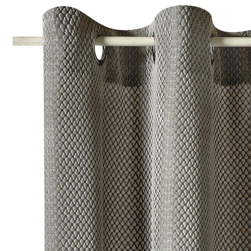 Rideau CHASTELAIN coloris Gris clair 140 x 240 cm