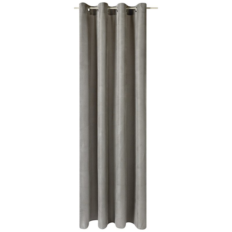 Rideau CHASTELAIN coloris Gris clair 140 x 240 cm