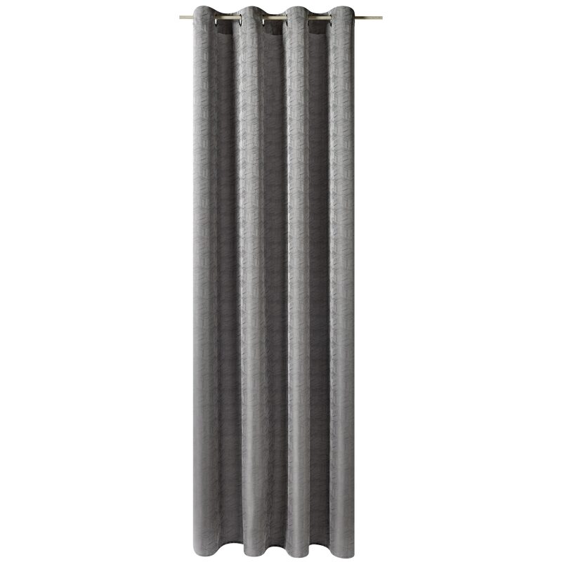 Rideau QUADRA coloris gris 140 x 240 cm
