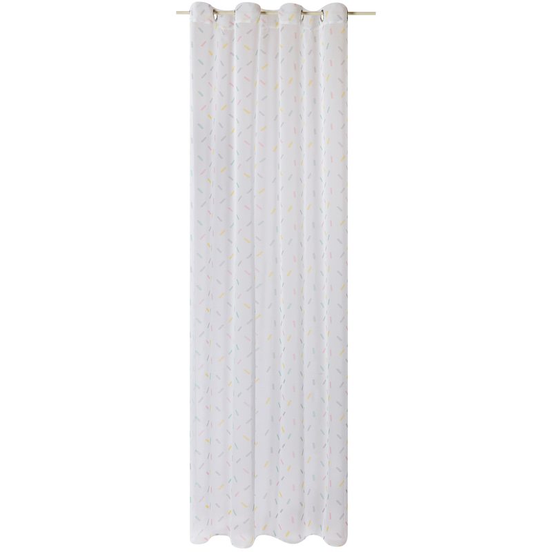 Voilage ORISSA coloris blanc 140 x 260 cm