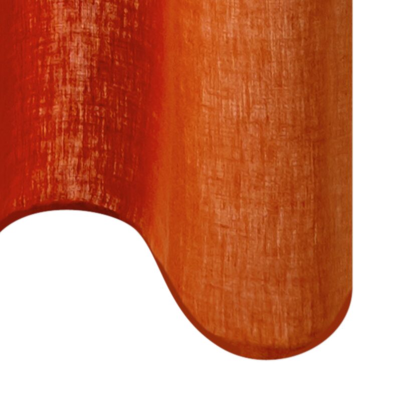 Rideau Lin LEINNEN coloris brique 140 x 250 cm
