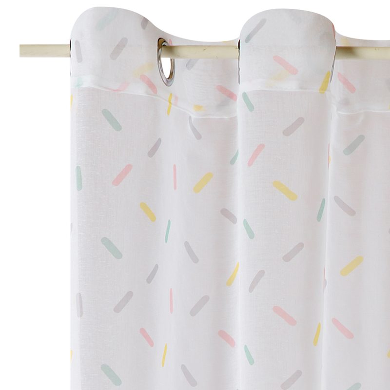 Voilage ORISSA coloris blanc 140 x 260 cm