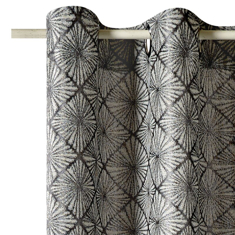 Rideau AMAGA coloris gris 140 x 240 cm