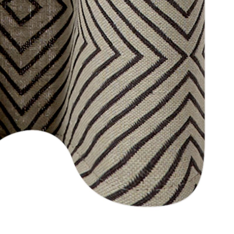 Rideau BATIKA coloris taupe 135 x 240 cm
